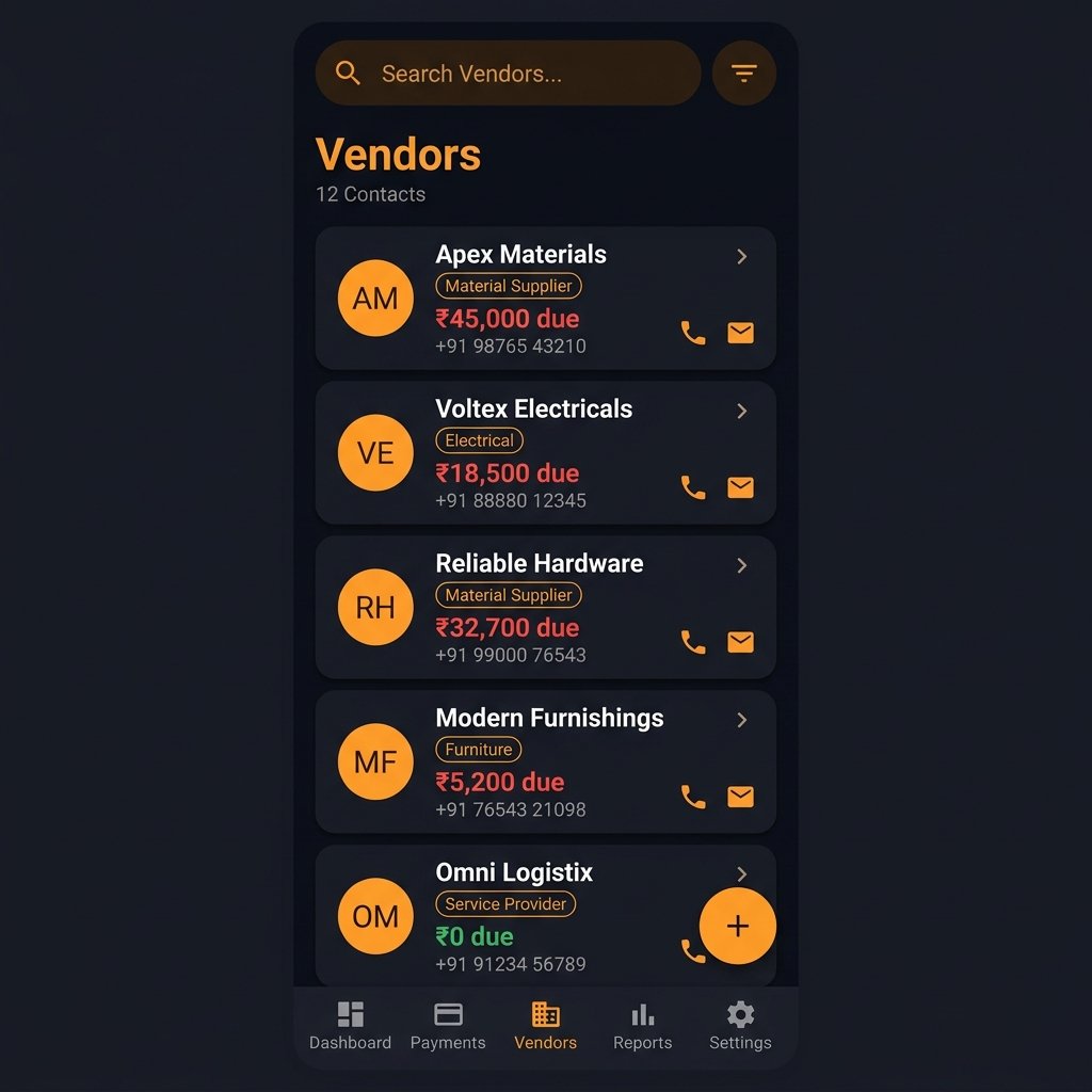 Vendor management